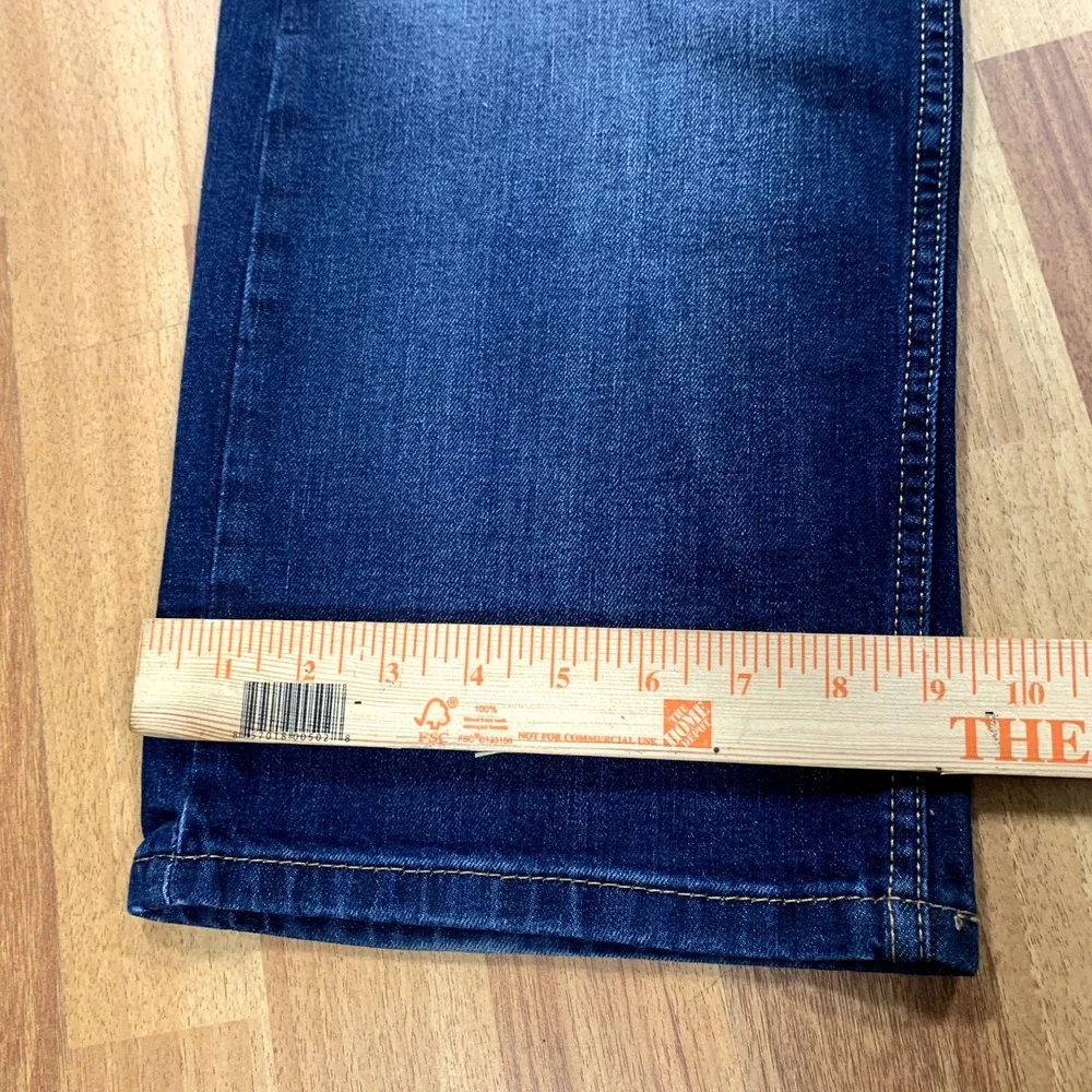 Levi's Jeans Mens 34x28.5 Blue 569 Regular Straight American Dark Wash Denim